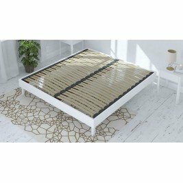 Sommier Kit bois, blanc - 160x200 cm