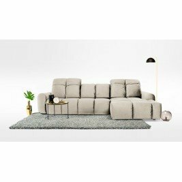 Canapé convertible d'angle droit 4 places - ANACAPRI - Beige