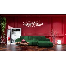Canapé convertible d'angle droit 4 places - ANACAP - Vert