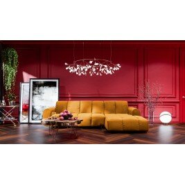Canapé convertible d'angle droit 4 places - ANACAP - Jaune