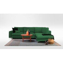 Canapé convertible d'angle droit 4 places FIESOL - Vert