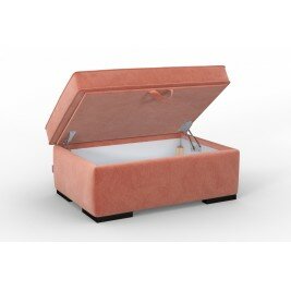 Pouf - DASHA - Corail