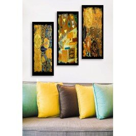 Peinture sur bois (3 pièces) - HOVSEP - Multicolore