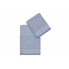 Set de serviette (2 pièces) Jasmine - Bleu
